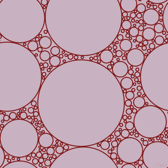 bubbles, circles, sponge, big, medium, small, 3 pixel line width, Falu Red and Maverick circles bubbles sponge soap seamless tileable