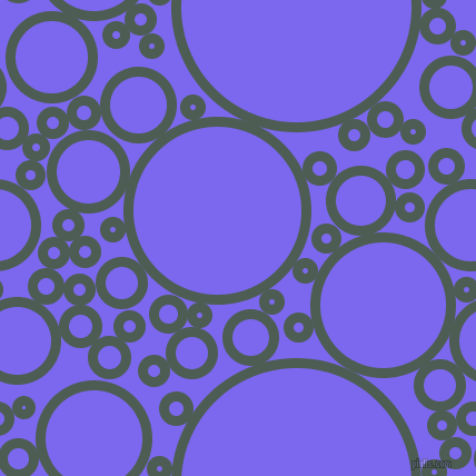 bubbles, circles, sponge, big, medium, small, 9 pixel line width, Feldgrau and Medium Slate Blue circles bubbles sponge soap seamless tileable