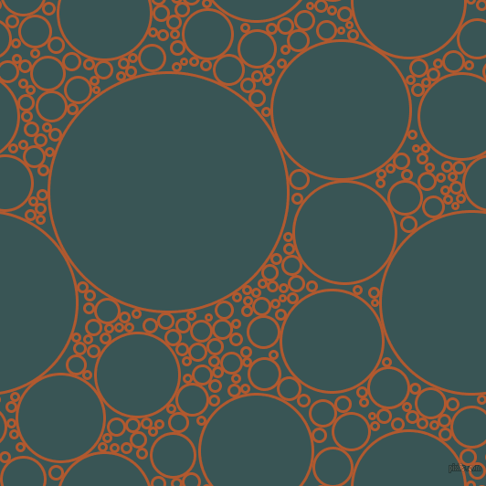 bubbles, circles, sponge, big, medium, small, 3 pixel line width, Fiery Orange and Oracle circles bubbles sponge soap seamless tileable