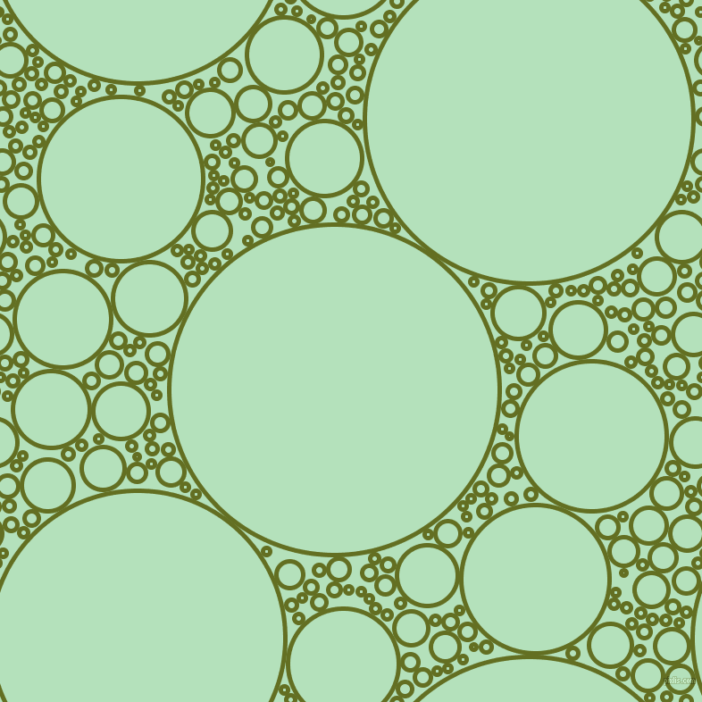 bubbles, circles, sponge, big, medium, small, 5 pixel line width, Fiji Green and Fringy Flower circles bubbles sponge soap seamless tileable