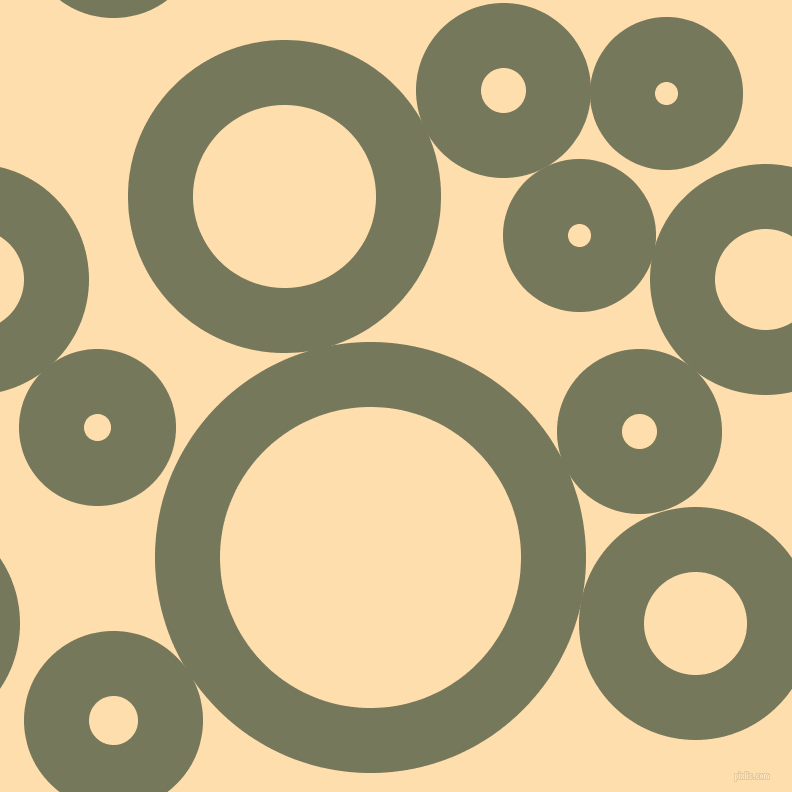 bubbles, circles, sponge, big, medium, small, 65 pixel line width, Finch and Navajo White circles bubbles sponge soap seamless tileable