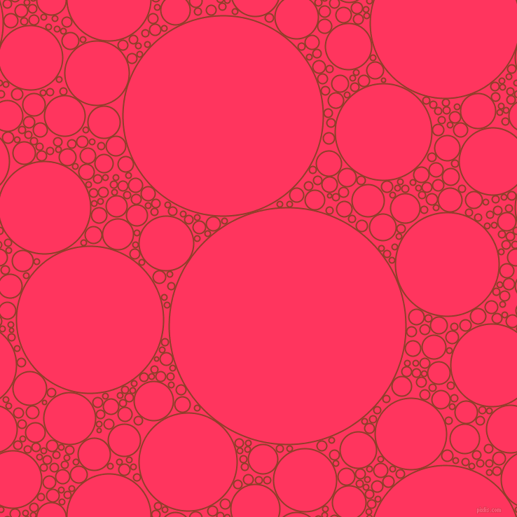 bubbles, circles, sponge, big, medium, small, 2 pixel line width, Fire and Radical Red circles bubbles sponge soap seamless tileable