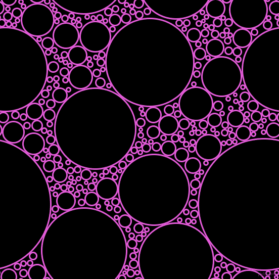 bubbles, circles, sponge, big, medium, small, 3 pixel line width, Free Speech Magenta and Black circles bubbles sponge soap seamless tileable
