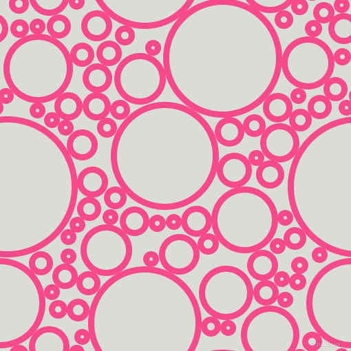 bubbles, circles, sponge, big, medium, small, 9 pixel line width, French Rose and Aqua Haze circles bubbles sponge soap seamless tileable