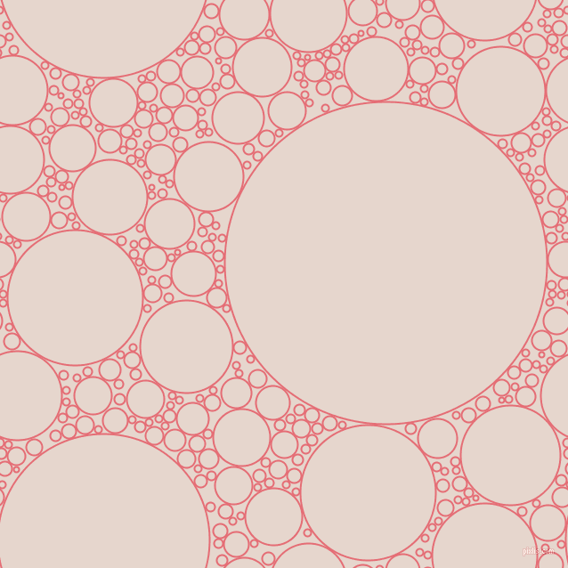 bubbles, circles, sponge, big, medium, small, 2 pixel line width, Froly and Dawn Pink circles bubbles sponge soap seamless tileable