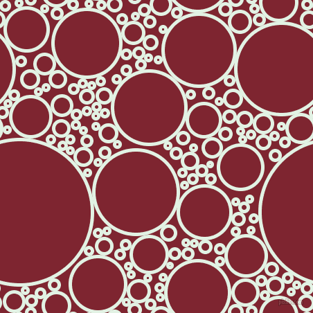 bubbles, circles, sponge, big, medium, small, 5 pixel line width, Frosted Mint and Scarlett circles bubbles sponge soap seamless tileable