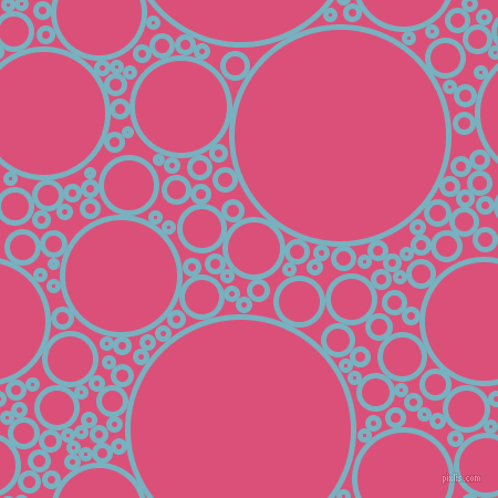 bubbles, circles, sponge, big, medium, small, 5 pixel line width, Glacier and Cranberry circles bubbles sponge soap seamless tileable