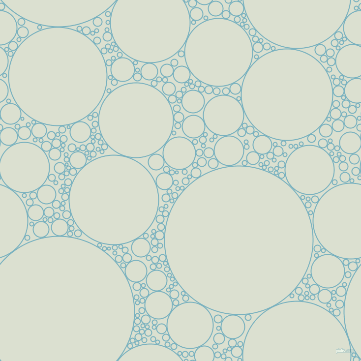 bubbles, circles, sponge, big, medium, small, 2 pixel line width, Glacier and Feta circles bubbles sponge soap seamless tileable