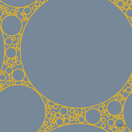 bubbles, circles, sponge, big, medium, small, 3 pixel line width, Gold Tips and Light Slate Grey circles bubbles sponge soap seamless tileable