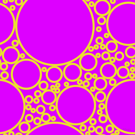 bubbles, circles, sponge, big, medium, small, 9 pixel line width, Golden Fizz and Psychedelic Purple circles bubbles sponge soap seamless tileable
