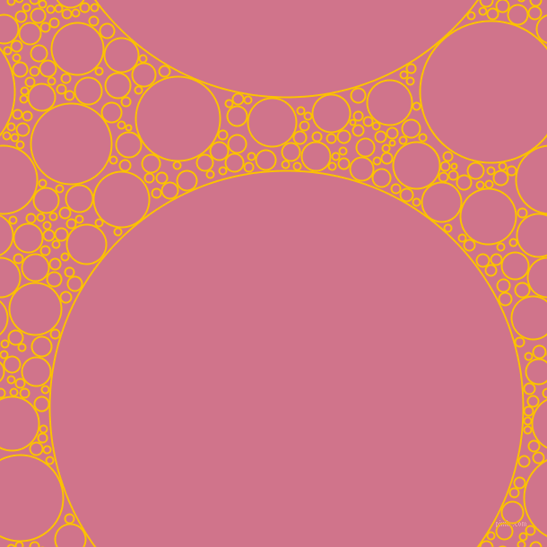 bubbles, circles, sponge, big, medium, small, 2 pixel line width, Golden Poppy and Charm circles bubbles sponge soap seamless tileable