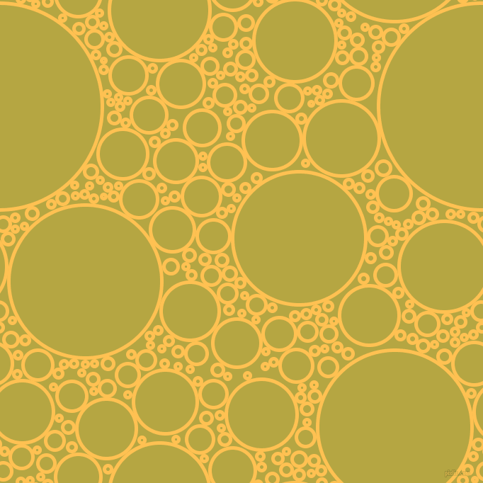 bubbles, circles, sponge, big, medium, small, 5 pixel line width, Golden Tainoi and Brass circles bubbles sponge soap seamless tileable
