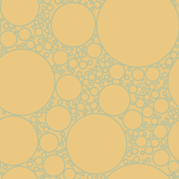 bubbles, circles, sponge, big, medium, small, 5 pixel line width, Green Mist and Marzipan circles bubbles sponge soap seamless tileable