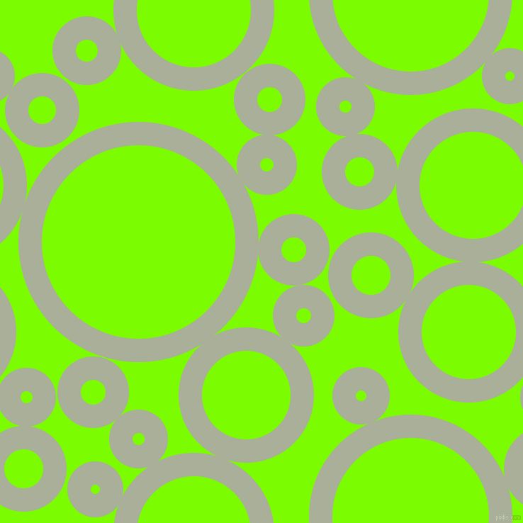 bubbles, circles, sponge, big, medium, small, 33 pixel line width, Green Spring and Lawn Green circles bubbles sponge soap seamless tileable