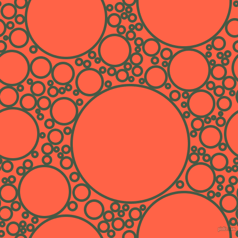 bubbles, circles, sponge, big, medium, small, 5 pixel line width, Grey-Asparagus and Tomato circles bubbles sponge soap seamless tileable