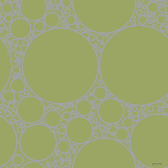 bubbles, circles, sponge, big, medium, small, 5 pixel line width, Grey Chateau and Green Smoke circles bubbles sponge soap seamless tileable