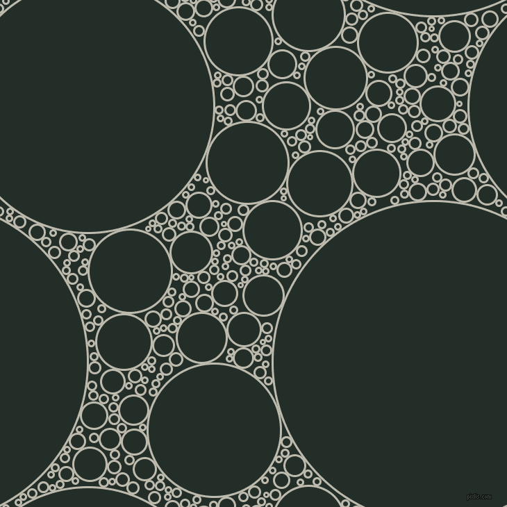 bubbles, circles, sponge, big, medium, small, 3 pixel line width, Grey Nickel and Midnight Moss circles bubbles sponge soap seamless tileable