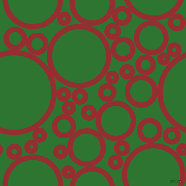 bubbles, circles, sponge, big, medium, small, 17 pixel line width, Guardsman Red and Japanese Laurel circles bubbles sponge soap seamless tileable