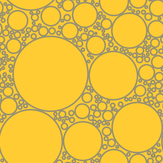 bubbles, circles, sponge, big, medium, small, 5 pixel line width, Gurkha and Sunglow circles bubbles sponge soap seamless tileable
