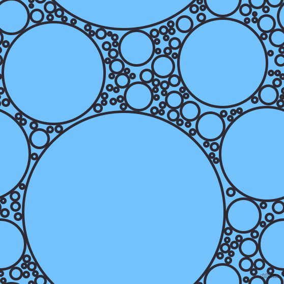 bubbles, circles, sponge, big, medium, small, 5 pixel line width, Haiti and Maya Blue circles bubbles sponge soap seamless tileable