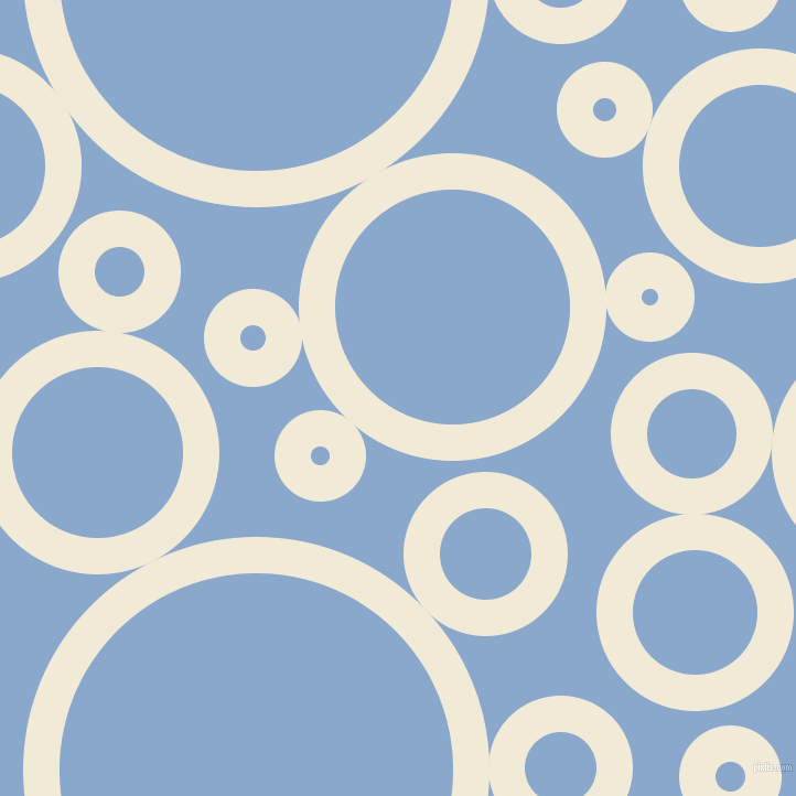 bubbles, circles, sponge, big, medium, small, 33 pixel line width, Half Pearl Lusta and Polo Blue circles bubbles sponge soap seamless tileable