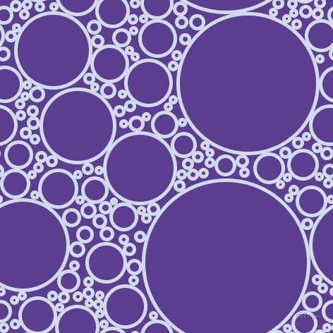 bubbles, circles, sponge, big, medium, small, 5 pixel line width, Hawkes Blue and Daisy Bush circles bubbles sponge soap seamless tileable