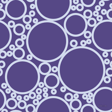 bubbles, circles, sponge, big, medium, small, 9 pixel line width, Hawkes Blue and Gigas circles bubbles sponge soap seamless tileable