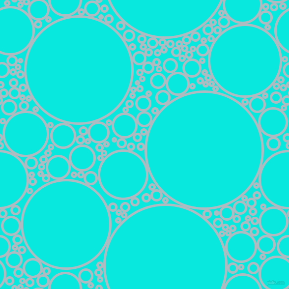 bubbles, circles, sponge, big, medium, small, 5 pixel line width, Heather and Bright Turquoise circles bubbles sponge soap seamless tileable