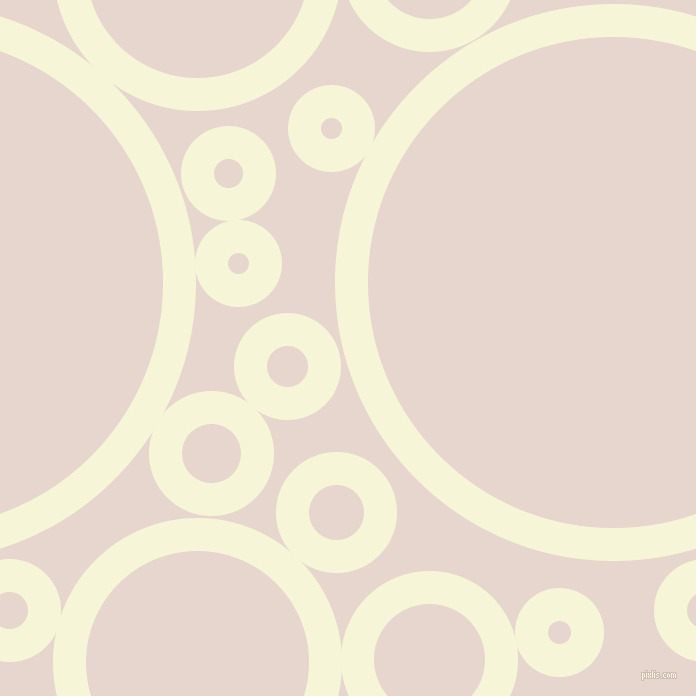 bubbles, circles, sponge, big, medium, small, 33 pixel line width, Hint Of Yellow and Dawn Pink circles bubbles sponge soap seamless tileable