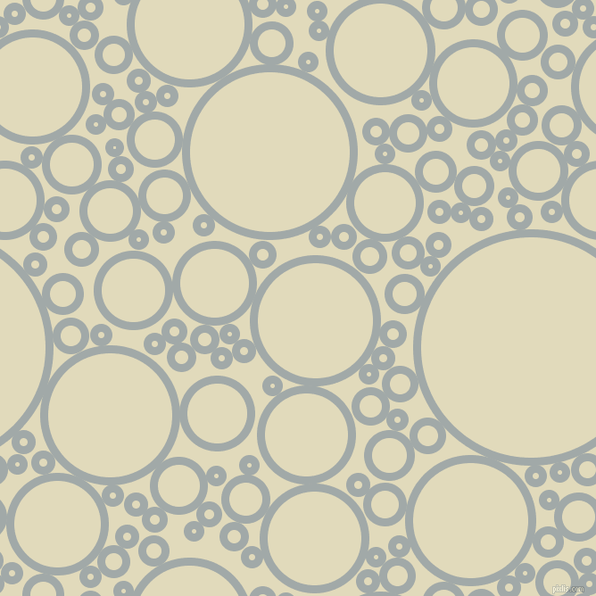 bubbles, circles, sponge, big, medium, small, 9 pixel line width, Hit Grey and Coconut Cream circles bubbles sponge soap seamless tileable