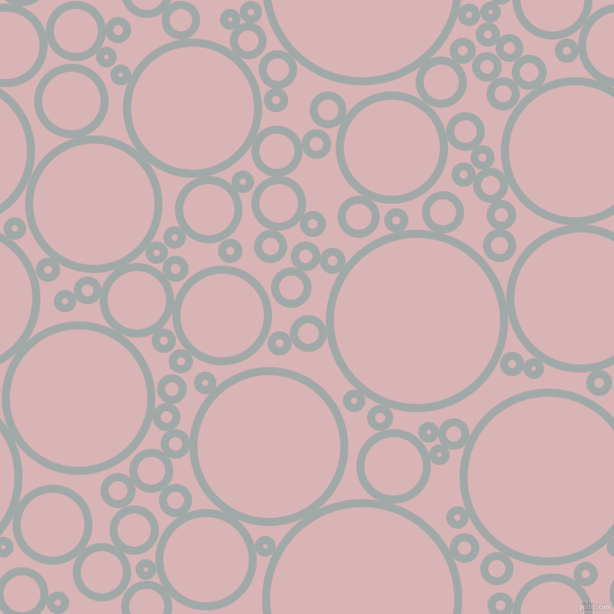 bubbles, circles, sponge, big, medium, small, 9 pixel line width, Hit Grey and Pink Flare circles bubbles sponge soap seamless tileable