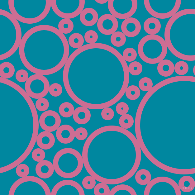 bubbles, circles, sponge, big, medium, small, 17 pixel line width, Hopbush and Eastern Blue circles bubbles sponge soap seamless tileable