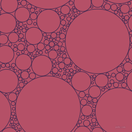 bubbles, circles, sponge, big, medium, small, 2 pixel line width, Hot Purple and Blush circles bubbles sponge soap seamless tileable