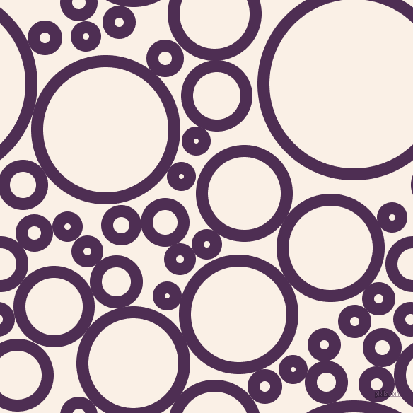 bubbles, circles, sponge, big, medium, small, 17 pixel line width, Hot Purple and Linen circles bubbles sponge soap seamless tileable