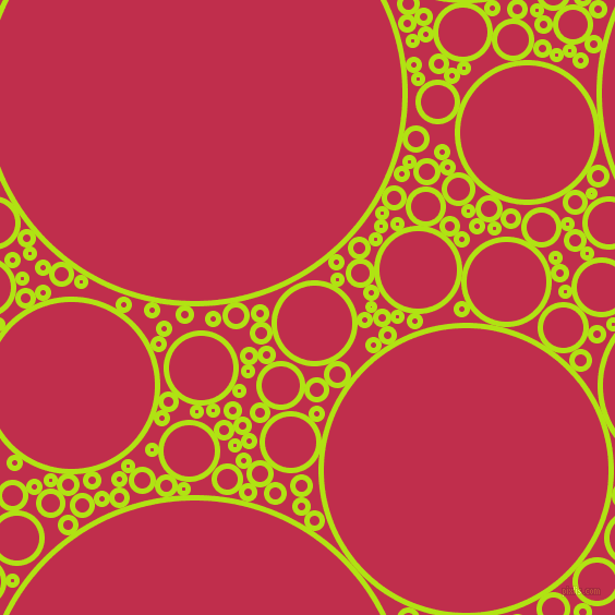 bubbles, circles, sponge, big, medium, small, 5 pixel line width, Inch Worm and Old Rose circles bubbles sponge soap seamless tileable