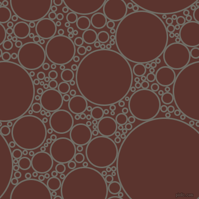 bubbles, circles, sponge, big, medium, small, 3 pixel line width, Ironside Grey and Redwood circles bubbles sponge soap seamless tileable