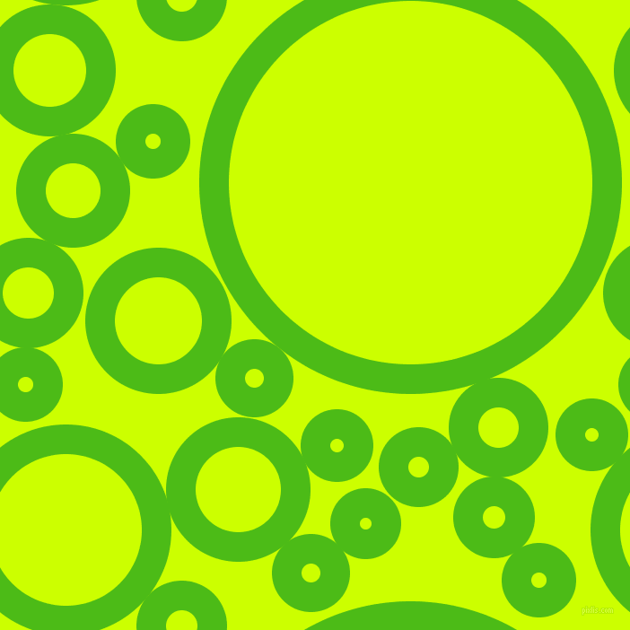 bubbles, circles, sponge, big, medium, small, 33 pixel line width, Kelly Green and Electric Lime circles bubbles sponge soap seamless tileable