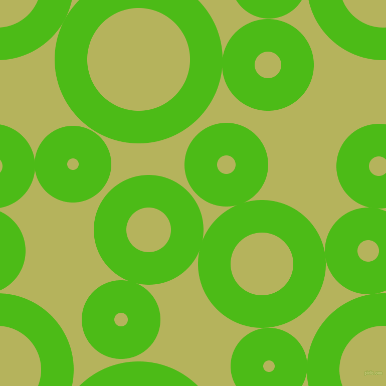 bubbles, circles, sponge, big, medium, small, 65 pixel line width, Kelly Green and Olive Green circles bubbles sponge soap seamless tileable