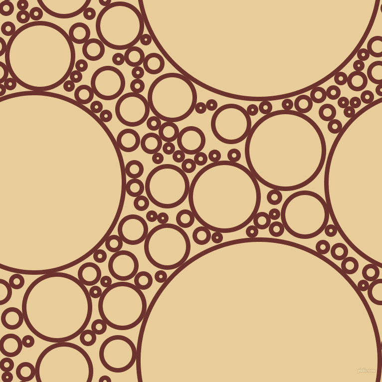 bubbles, circles, sponge, big, medium, small, 9 pixel line width, Kenyan Copper and Chamois circles bubbles sponge soap seamless tileable