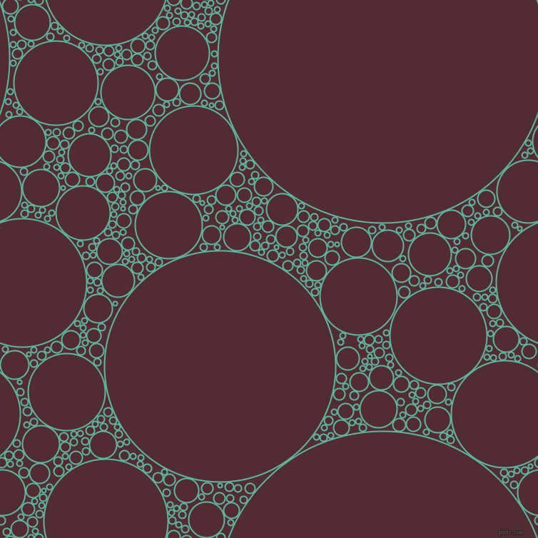 bubbles, circles, sponge, big, medium, small, 2 pixel line width, Keppel and Wine Berry circles bubbles sponge soap seamless tileable