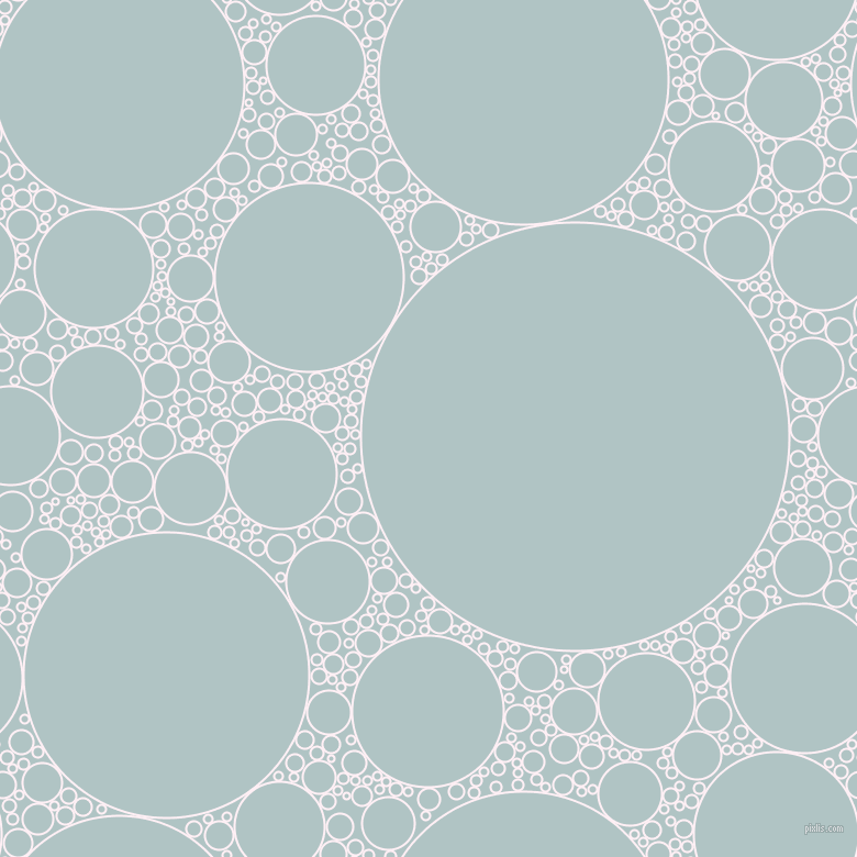 bubbles, circles, sponge, big, medium, small, 2 pixel line width, Lavender Blush and Jungle Mist circles bubbles sponge soap seamless tileable