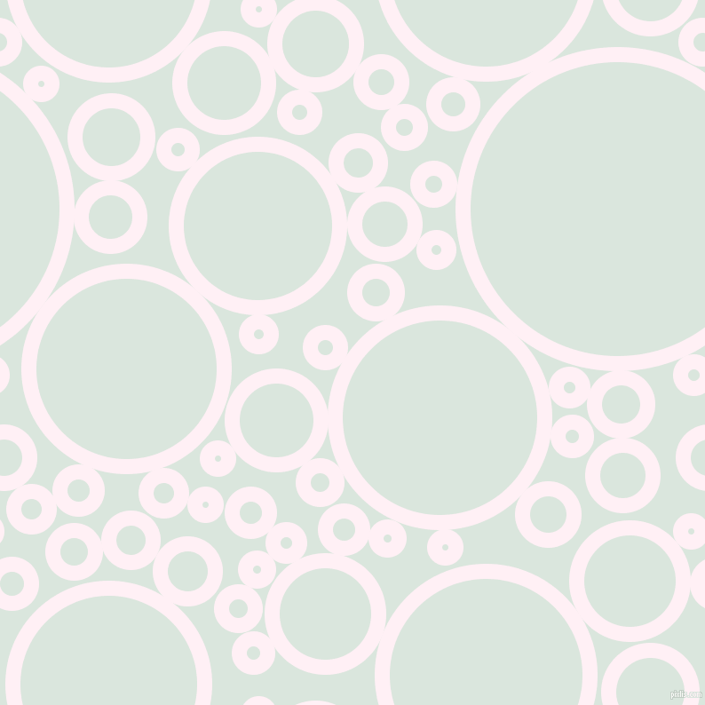 bubbles, circles, sponge, big, medium, small, 17 pixel line width, Lavender Blush and Swans Down circles bubbles sponge soap seamless tileable