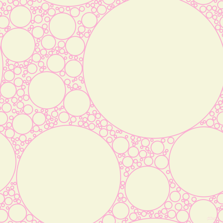 bubbles, circles, sponge, big, medium, small, 3 pixel line width, Lavender Pink and Beige circles bubbles sponge soap seamless tileable