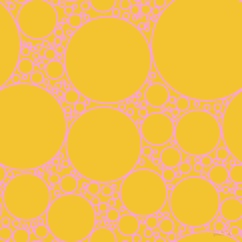 bubbles, circles, sponge, big, medium, small, 3 pixel line width, Lavender Rose and Saffron circles bubbles sponge soap seamless tileable