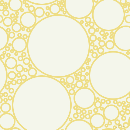 bubbles, circles, sponge, big, medium, small, 5 pixel line width, Light Goldenrod and Twilight Blue circles bubbles sponge soap seamless tileable