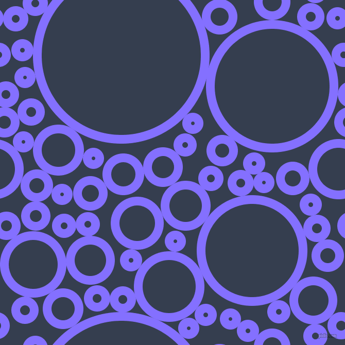 bubbles, circles, sponge, big, medium, small, 17 pixel line width, Light Slate Blue and Cloud Burst circles bubbles sponge soap seamless tileable
