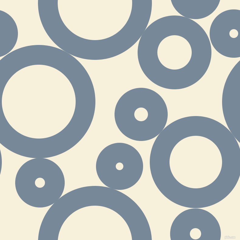 bubbles, circles, sponge, big, medium, small, 65 pixel line width, Light Slate Grey and Apricot White circles bubbles sponge soap seamless tileable