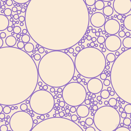 bubbles, circles, sponge, big, medium, small, 3 pixel line width, Lilac Bush and Antique White circles bubbles sponge soap seamless tileable