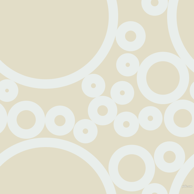 bubbles, circles, sponge, big, medium, small, 33 pixel line width, Lily White and Travertine circles bubbles sponge soap seamless tileable