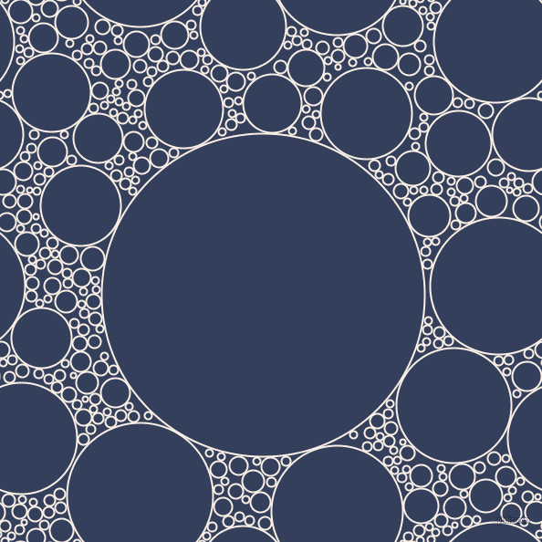 bubbles, circles, sponge, big, medium, small, 2 pixel line width, Linen and Gulf Blue circles bubbles sponge soap seamless tileable